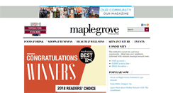 Desktop Screenshot of maplegrovemag.com