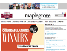 Tablet Screenshot of maplegrovemag.com